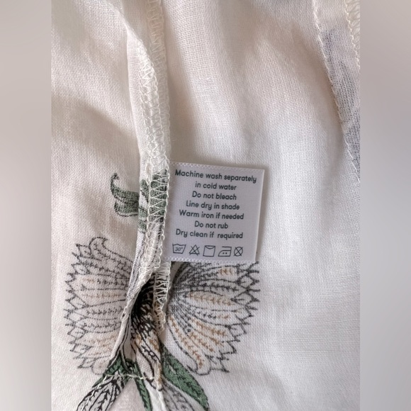 Roller Rabbit Klokke Flower Anu long kurta/caftan/dress. Size XL. - Picture 7 of 8